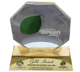 National Green Awards Gold Award 2012